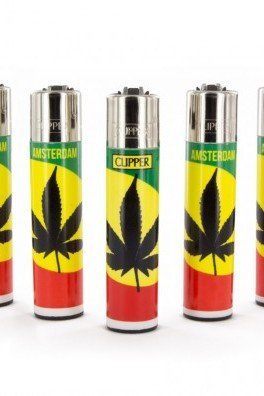 Accendino Clipper Rasta Ganja